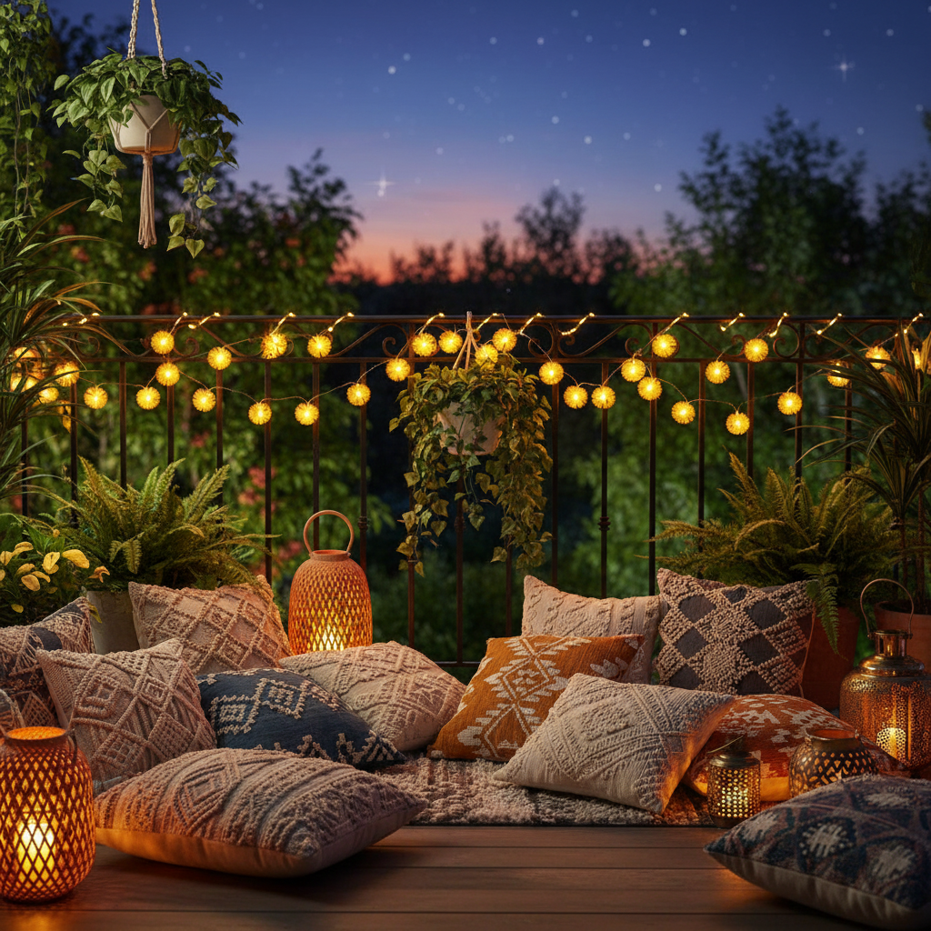 Solar Lichterketten Outdoor wetterfest IP44 mit 20 dekorativen LED-Bommeln