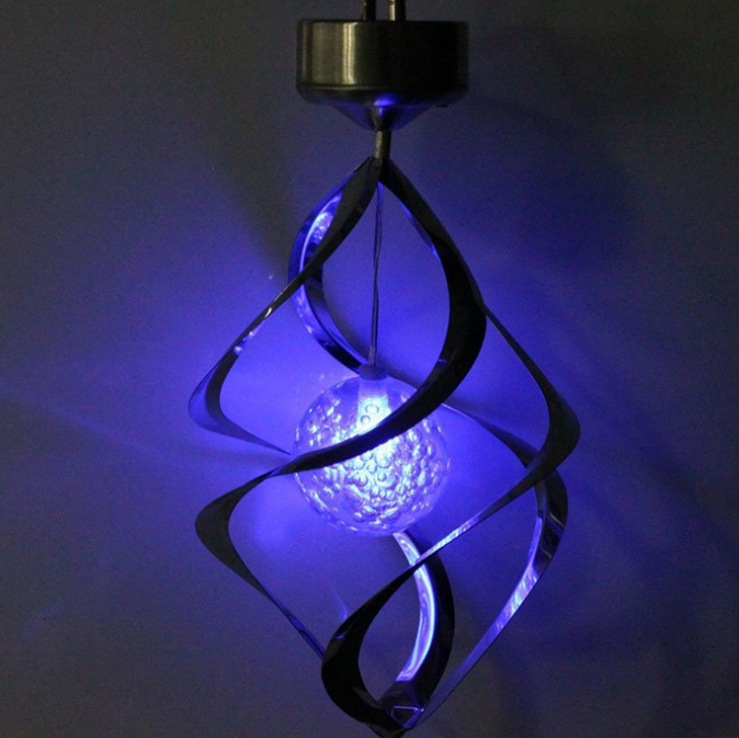 Solar Windspiel Gartendeko – Wetterfest, kabellos, solarbetrieben für Terrasse und Pergola