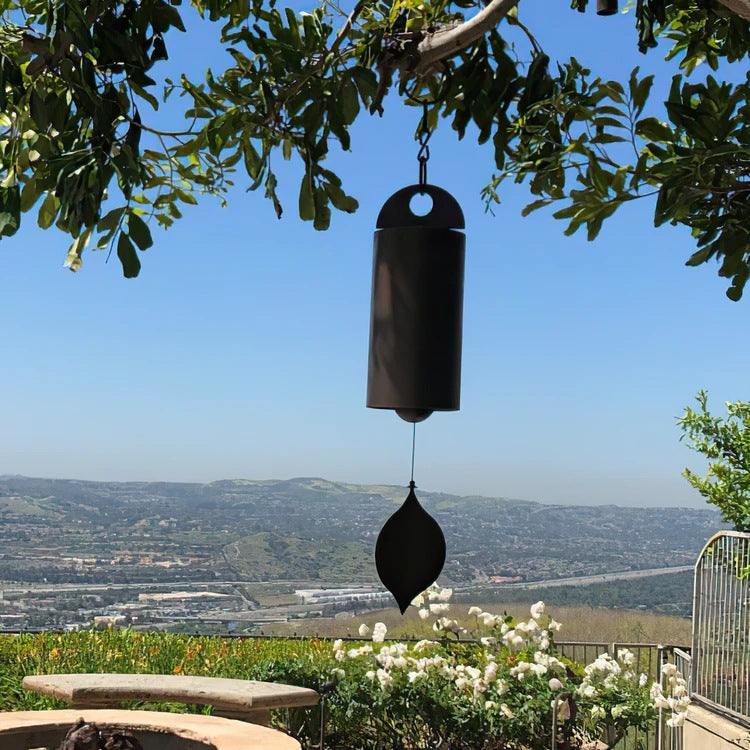 Windspiel Metall Einstabig – Klangspiel Gartendeko wetterfest