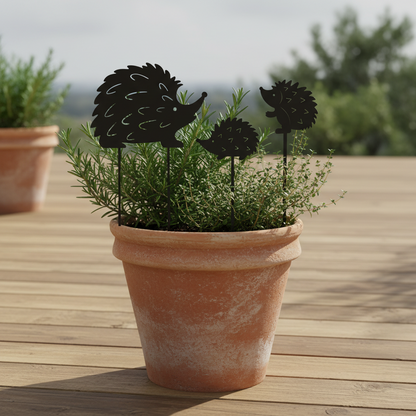 Schmiedeeisen Gartenstecker Deko Figur für den Garten