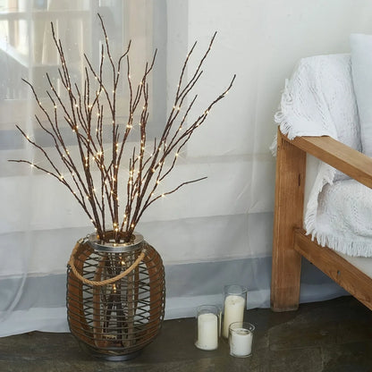 LED Zweige mit 50 Lichtern - Energieeffiziente Lösung für stimmungsvolle Beleuchtung zu jeder Jahreszeit