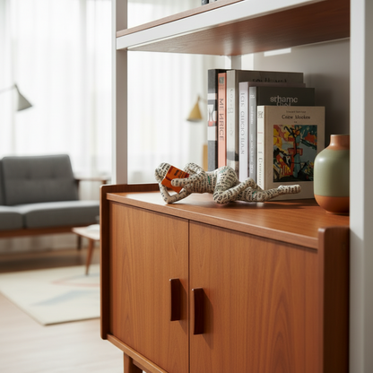 Die Lesende Frau Skulptur in entspannter Position, geeignet für das Bücherregal oder den Schreibtisch von Buchliebhabern.