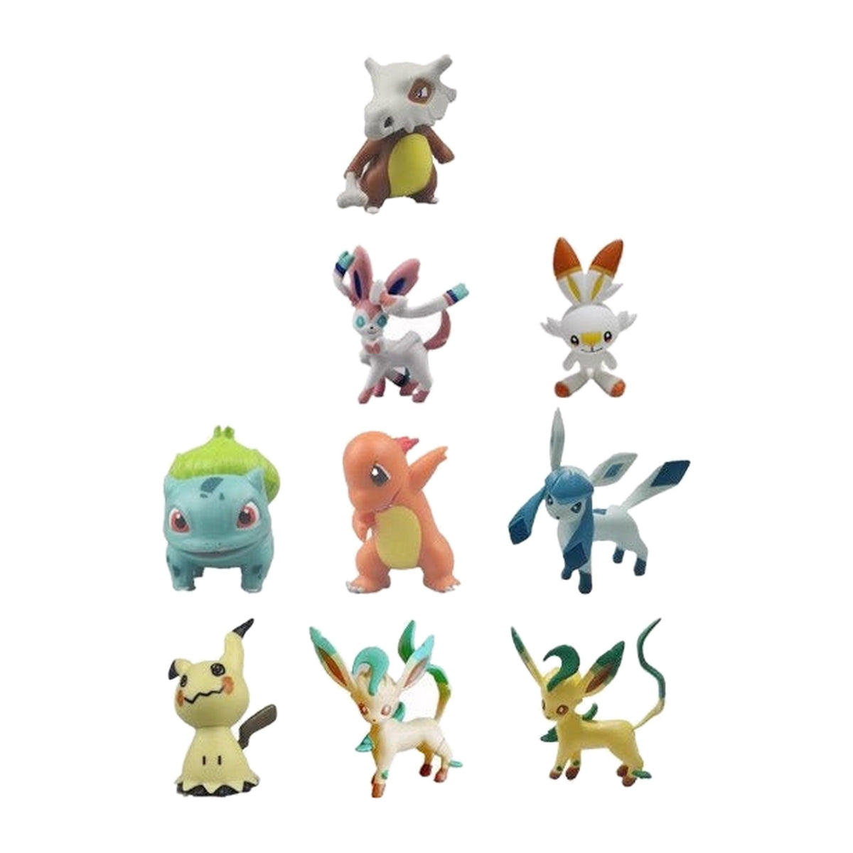 Pokémon-Sammelfiguren im Detail: Bisasam, Glumanda, Evoli-Entwicklungen, Mimigma und Tragosso