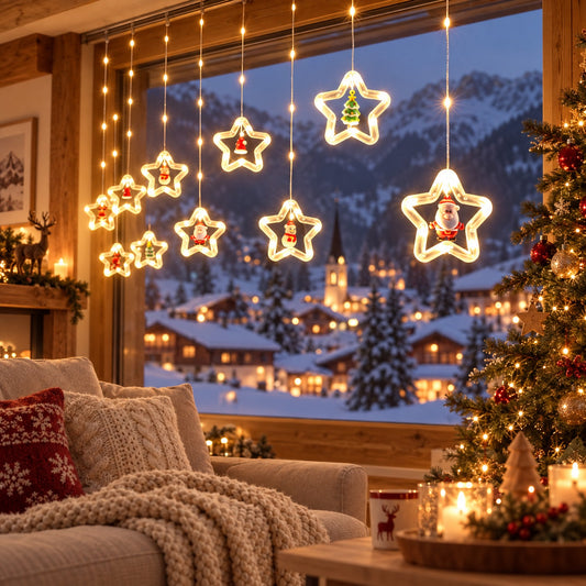 Fensterdeko Weihnachten beleuchtet bestellen